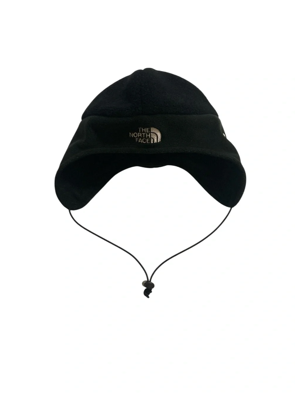 North Face Gore Windstopper Men’s M/M Blk Fleece Earflap Hat w/ Adjust Chin Cord
